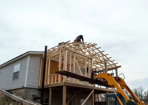 Chantier de construction StructureHall en Province de Namur
